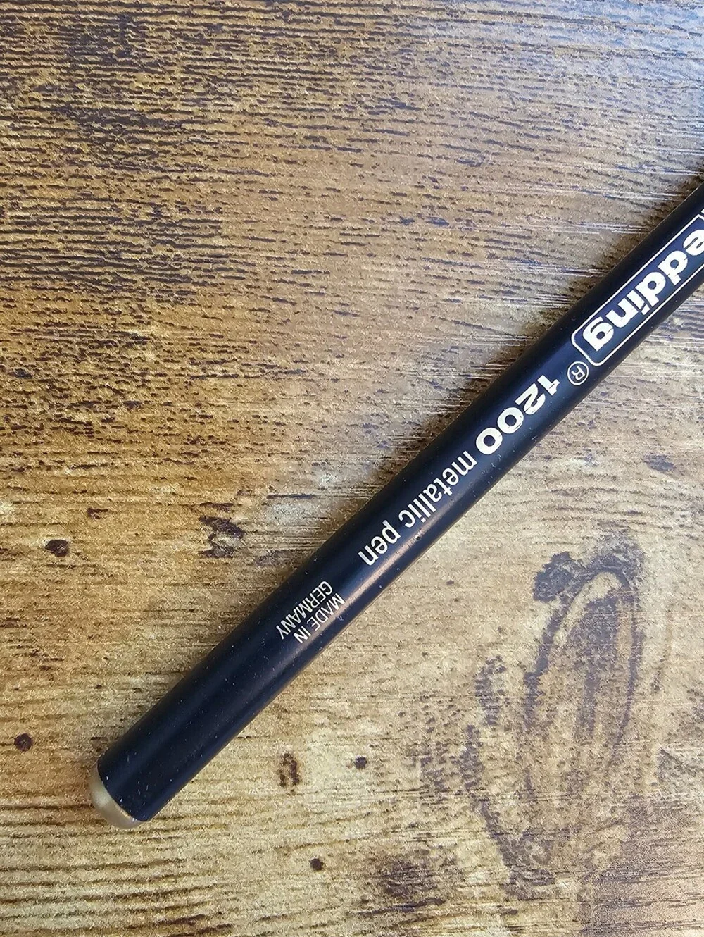 Edding 1200 metallic gold fiber Pen Germany
